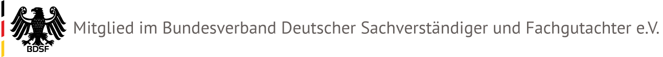 Mitglied im Bundesverband Deutscher Sachverständiger